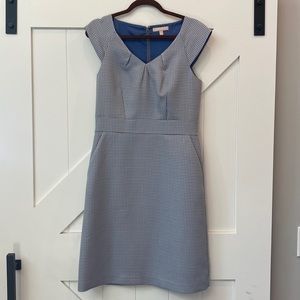 Banana Republic Periwinkle Blue Print Dress